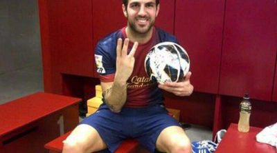 Cesc Fàbregas consigue el primer hat trick de su carrera y dedica sus goles a su futura hija Lia