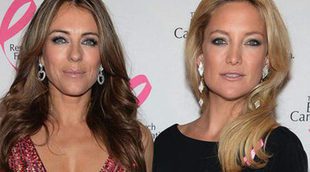 Liz Hurley, Kate Hudson, Alyssa Miller y Elton John, noche solidaria para luchar contra el cáncer de mama