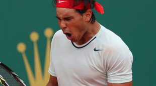 Rafa Nadal sella su pase a la final del Master de Monte-Carlo bajo la atenta mirada de Xisca Perelló