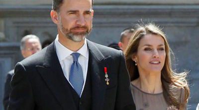 Los Príncipes Felipe y Letizia entregan el Premio Cervantes 2012 a José Manuel Caballero Bonald