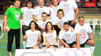 Jesús Olmedo, Gonzalo Miró y Norma Ruiz, protagonistas de un partido de fútbol solidario