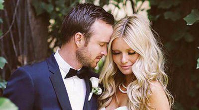 La fotografía de la boda del actor de 'Breaking Bad' Aaron Paul y Lauren Parsekian