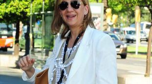 La Infanta Cristina esboza una sonrisa el día de su 48 cumpleaños pese a sus problemas