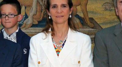 La Infanta Elena entrega los premios del Concurso de Pintura Infantil y Juvenil de Patrimonio Nacional