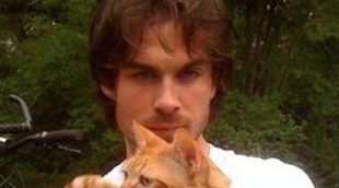 Ian Somerhalder encuentra a su gatito perdido y lo muestra orgulloso en Facebook