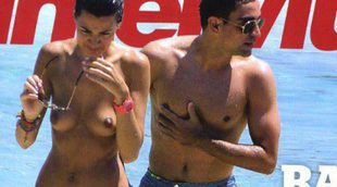 Nuria Cunillera, pillada en topless por Interviú en su último chapuzón de soltera con Xavi Hernández