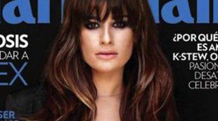 Lea Michele posa muy sexy en un reportaje de Marie Claire durante el que recibió una visita de Cory Monteith