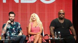 Christina Aguilera, Cee Lo Green y Adam Levine presentan la quinta temporada de 'The Voice'