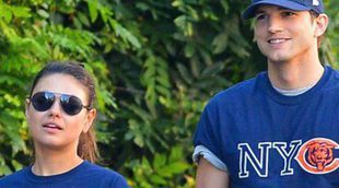 Mila Kunis disfruta de un tiempo a solas con Ashton Kutcher durante el set de 'Jupiter Ascending'