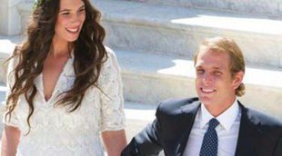 Andrea Casiraghi y Tatiana Santo Domingo, muy felices en las fotos oficiales de su boda