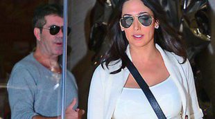 Simon Cowell, fumador compulsivo en su día de compras con Lauren Silverman