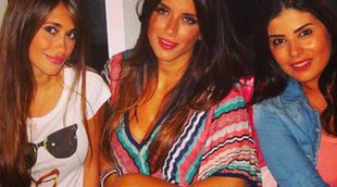 Daniella Semaan y Antonella Roccuzzo, noche de cine sin Cesc Fàbregas y Leo Messi