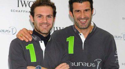 Luis Figo, Juan Mata y Rafa Medina muestran su lado más solidario con niños autistas