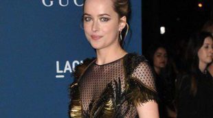 Dakota Johnson confiesa que no dejará a sus padres ir al rodaje de 'Cincuenta sombras de Grey'