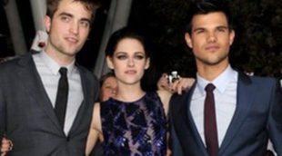 Robert Pattinson, Kristen Stewart y Taylor Lautner paralizan Los Ãngeles para estrenar 'Amanecer. Parte 1'