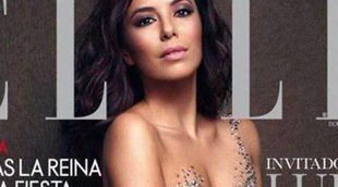 Eva Longoria se cubre de cristales de Swarovski para la portada de Elle