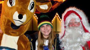 Cara Delevingne, Tim Burton y las hermanas Ecclestone se divierten en Winter Wonderland