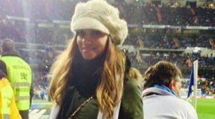 Norma Ruiz disfruta de la tarde de Reyes en el Santiago Bernabéu con su sobrino