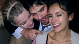 Nina Dobrev celebra su 25 cumpleaños acompañada por Ian Somerhalder y Julianne Hough