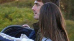 Iker Casillas y Sara Carbonero llevan a su hijo Martín a una revisión médica 10 días después de su nacimiento