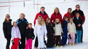 La Familia Real de Holanda se reúne al completo para posar con motivo de sus vacaciones de invierno en Austria