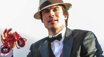 Ian Somerhalder y Norman Reedus disfrutan en el desfile de carnaval de Nueva Orleans