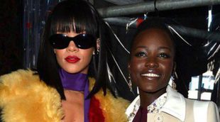 Jared Leto y Lupita Nyong'o celebran su Oscar 2014 en la Paris Fashion Week con Rihanna