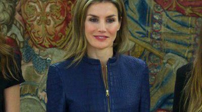 La Princesa Letizia recibe en audiencia a Vogue y a la FederaciÃ³n EspaÃ±ola para la lucha contra la Esclerosis MÃºltiple