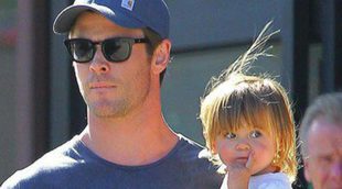 Chris Hemsworth e India Rose se divierten juntos antes de la llegada de los mellizos