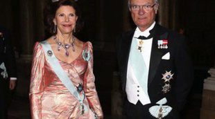 Los Reyes de Suecia y los Príncipes Daniel y Carlos Felipe ofrecen una cena de gala en ausencia de Victoria de Suecia