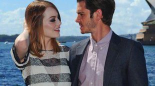 Emma Stone y Andrew Garfield, muy cómplices en la promoción de 'The Amazing Spider-Man 2: El poder de Electro'