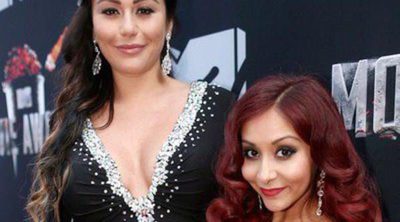 Snooki y JWoww, dos embarazadas en la alfombra roja de los MTV Movie Awards 2014