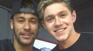 Niall Horan y Neymar se hacen un selfie tras el partido Barcelona-Athletic Club de Bilbao