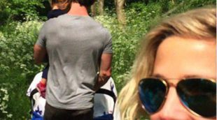 Elsa Pataky y Chris Hemsworth, de paseo por el campo con India Rose y sus mellizos Tristan y Sasha