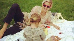 Elsa Pataky disfruta de una jornada de sol en Londres con su hija India Rose