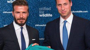 El Príncipe Guillermo presenta una campaña solidaria con David Beckham mientras Kate Middleton se va a Greenwich