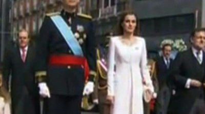 El Rey Felipe, la Reina Letizia, la Princesa Leonor y la Infanta SofÃ­a llegan al Congreso para la proclamaciÃ³n