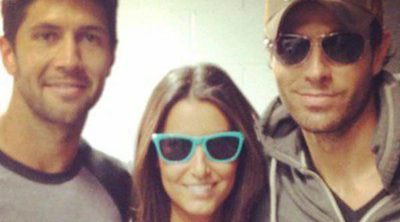 Enrique Iglesias conoce a Fernando Verdasco, pareja de su hermana Ana Boyer, en el Summertime Ball 2014