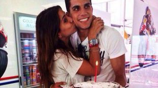 Marc Bartra da la sorpresa de su vida a Melissa Jiménez por su 27 cumpleaños