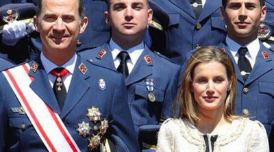 Los Reyes Felipe y Letizia presiden la entrega de despachos a los nuevos suboficiales del EjÃ©rcito del Aire