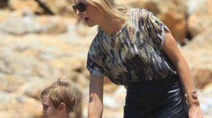 Karolina Kurkova disfruta de unas vacaciones en Ibiza junto a Archie Drury y su hijo Tobin Drury