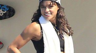 Michelle Rodriguez y Justin Bieber disfrutan del verano en aguas de Ibiza