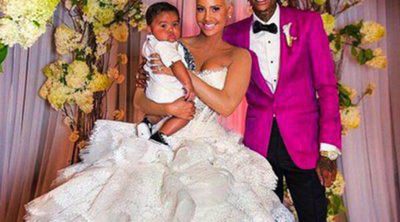 Amber Rose y Wiz Khalifa muestran por primera vez varias fotografías de su boda