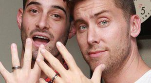 Lance Bass declara su amor a Michael Turchin con un anillo para celebrar su primer aniversario de su compromiso