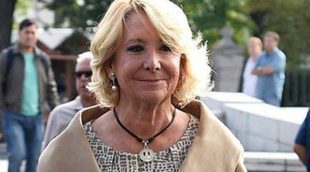 Esperanza Aguirre, "satisfecha" tras declarar como imputada por un delito de desobediencia