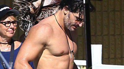 Joe Manganiello presume de torso musculoso en el rodaje de 'Magic Mike XXL'