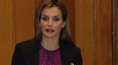 La Reina Letizia celebra el aniversario de la Organización Nacional de Trasplantes antes de irse a los Príncipe de Asturias 2014