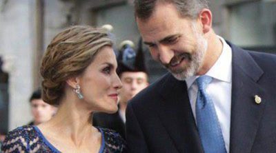 Los Reyes Felipe y Letizia, muy emocionados en la entrega de los Premios Príncipe de Asturias 2014