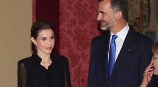 Michelle Bachelet ofrece una cena en honor a los Reyes Felipe y Letizia para finalizar su visita a España