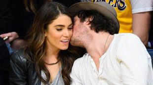 Ian Somerhalder y Nikki Reed, mimos en la NBA tras pasar el fin de semana en la nieve